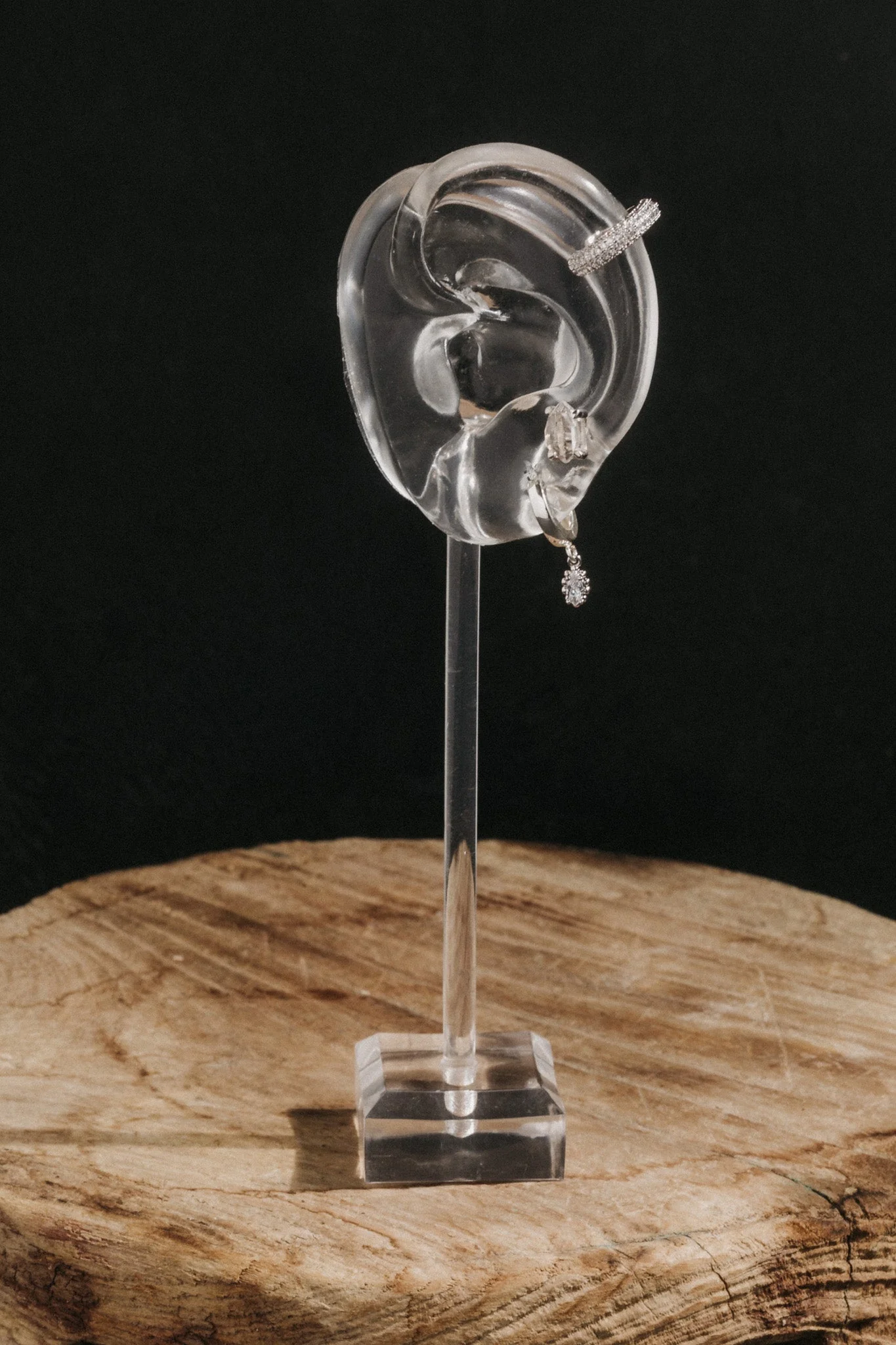 Elegant Hoop Drop Earrings