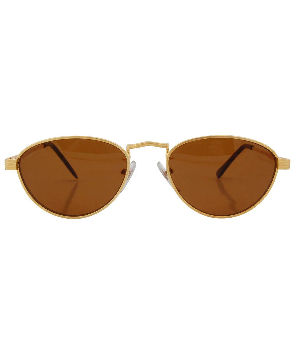 Stylish Retro Metal Frame Sunglasses