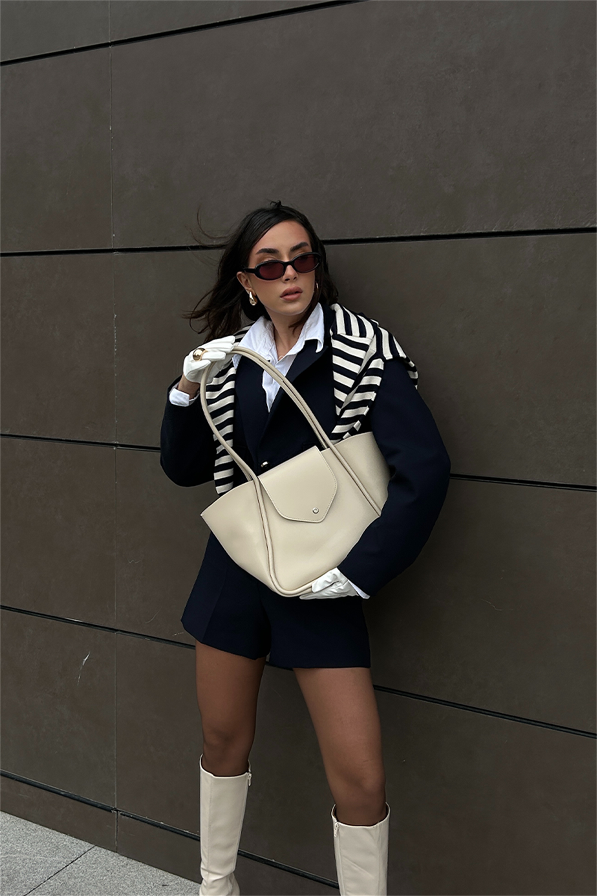 Elegant Beige Tote Bag