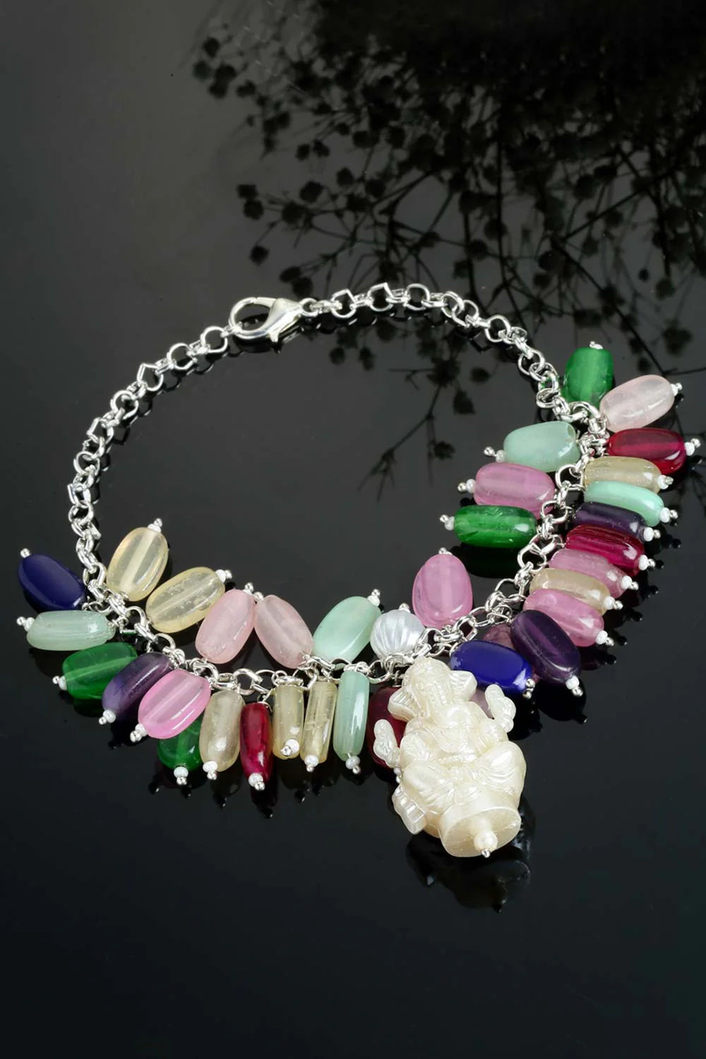 Elegant Multicolor Gemstone Bracelet