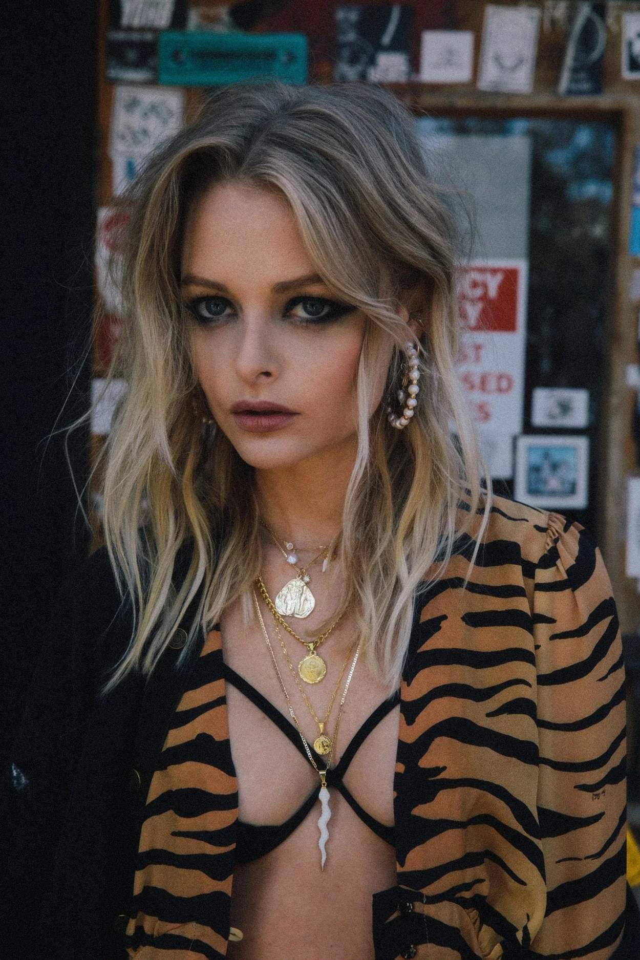 Elegant Serpentine Charm Necklace