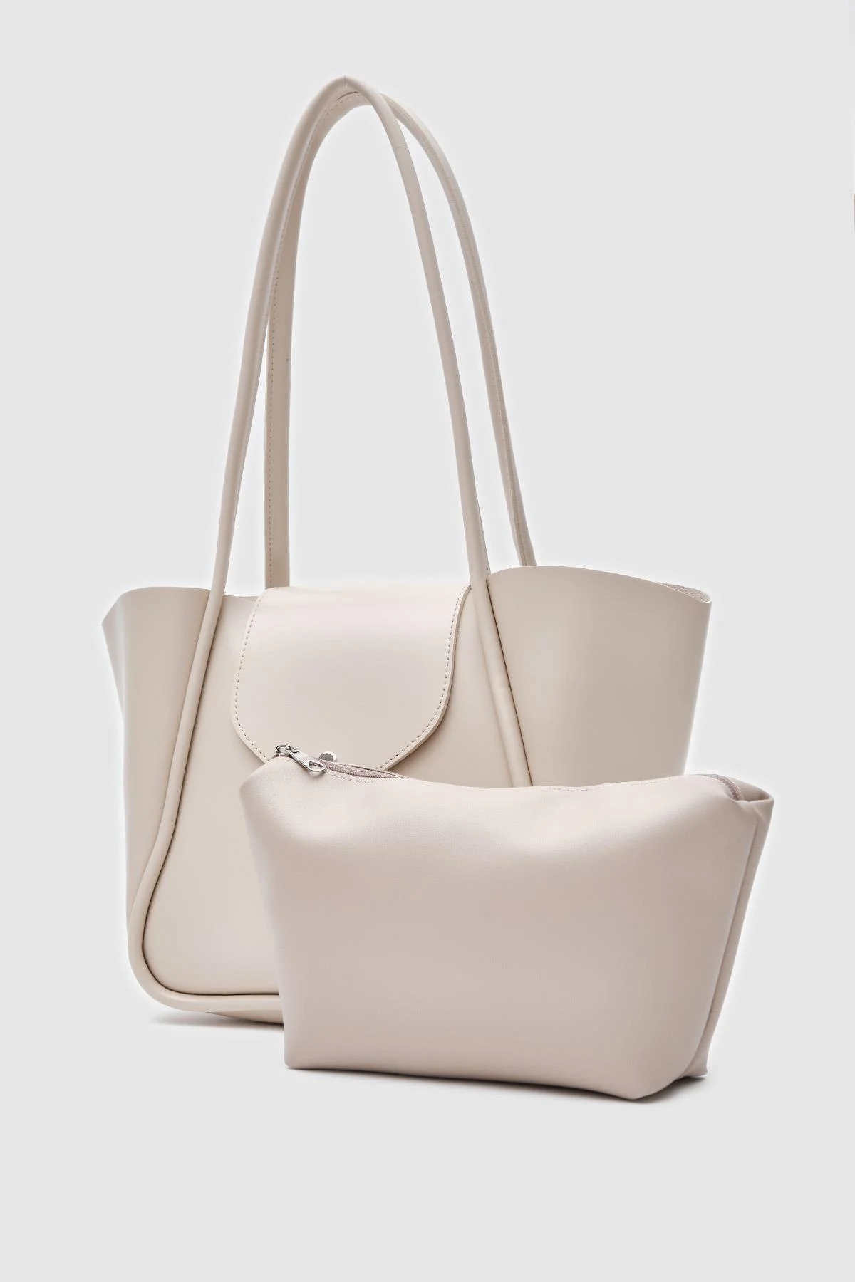 Elegant Beige Tote Bag