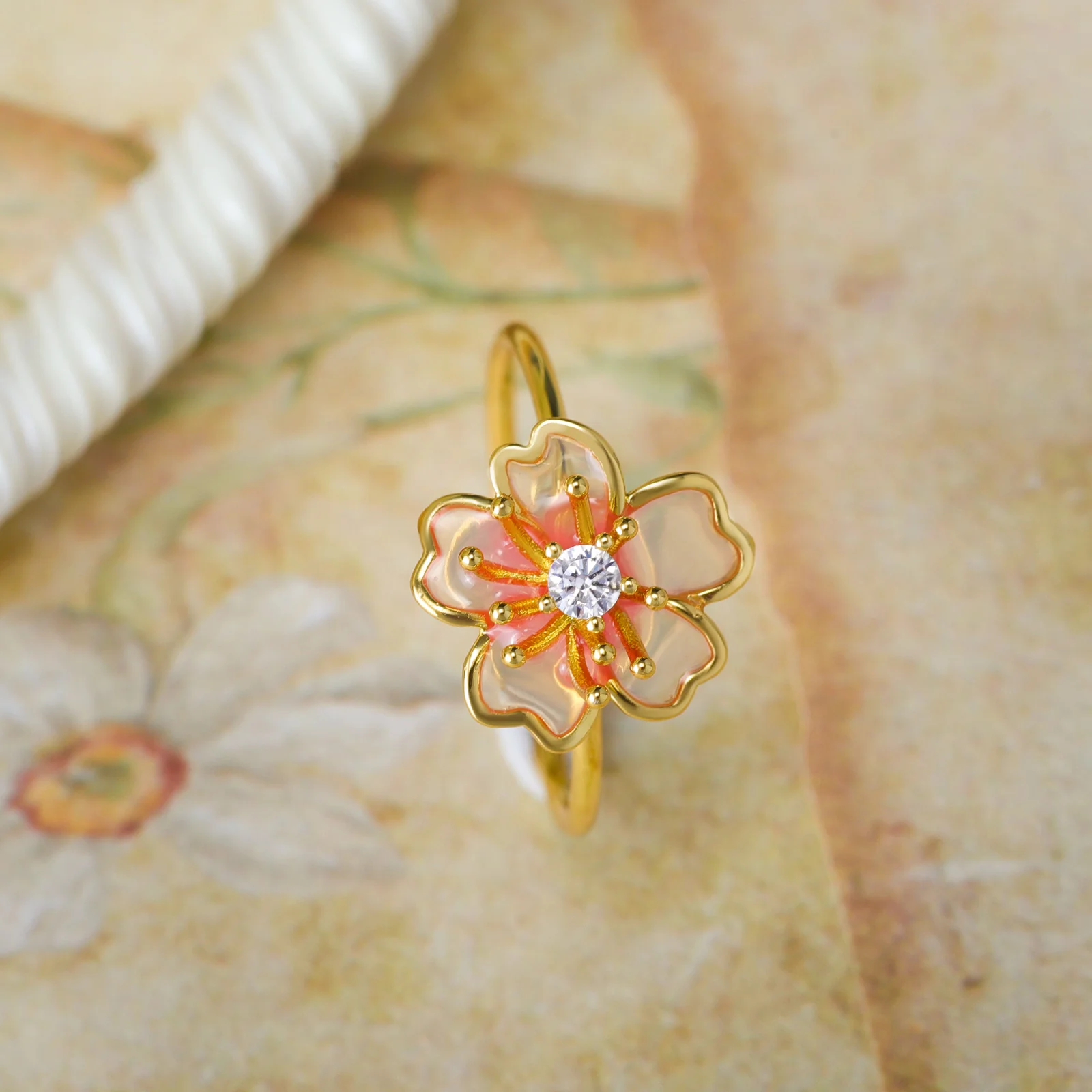 Elegant Blossom Fashion Ring
